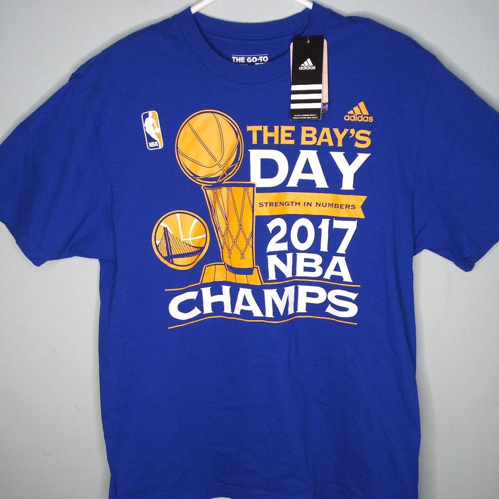 Adidas 2017 Golden State Warriors NBA Champs Tee